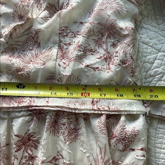 Blu Pepper Long Sleeve Floral Dress in Pink and Cream - Picture 10 of 11